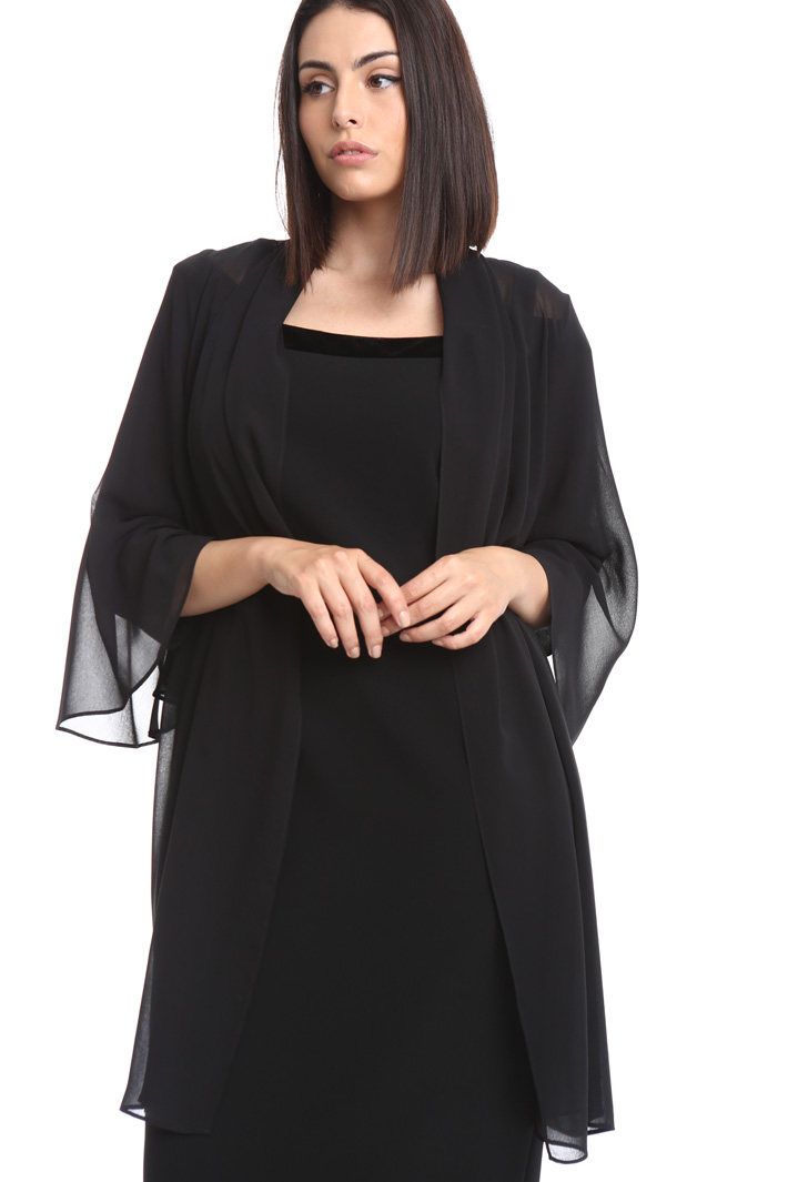Casacca lunga in georgette Fashion Market Casacca lunga in georgette Fashion Market