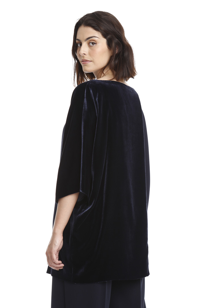 Casacca in velluto e cady Fashion Market Casacca in velluto e cady Fashion Market