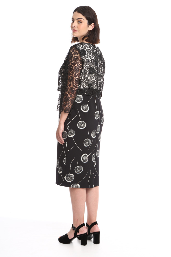 Abito in cady stretch e pizzo Fashion Market Abito in cady stretch e pizzo Fashion Market