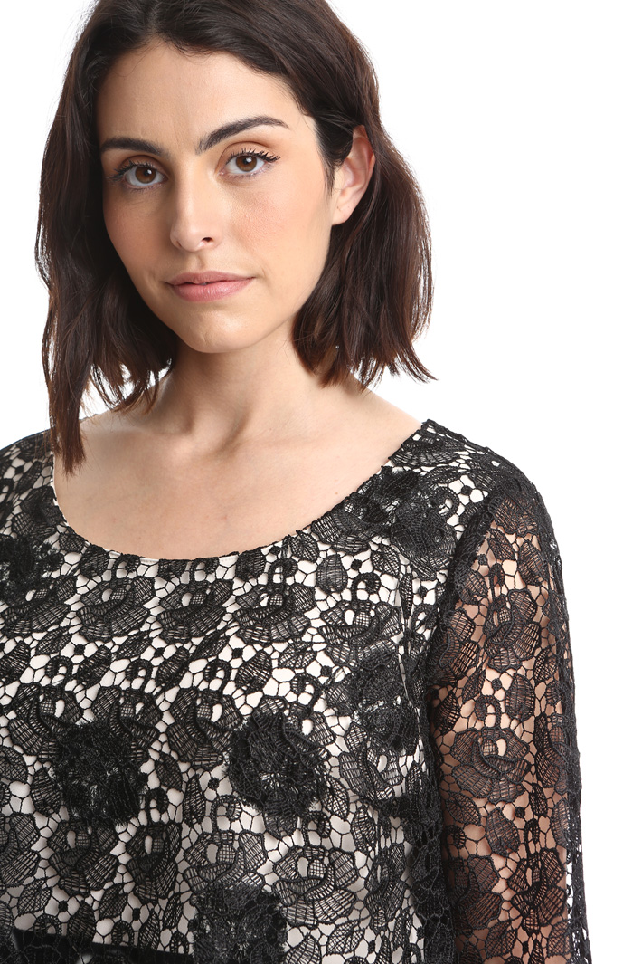 Abito in cady stretch e pizzo Fashion Market Abito in cady stretch e pizzo Fashion Market