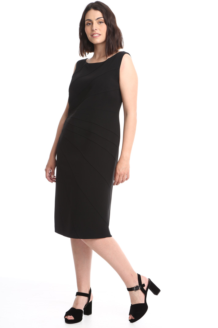 Abito longuette con impunture Fashion Market Abito longuette con impunture Fashion Market