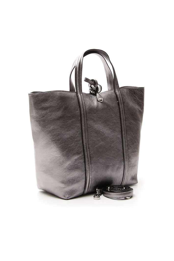 Borsa a mano laminata Fashion Market Borsa a mano laminata Fashion Market
