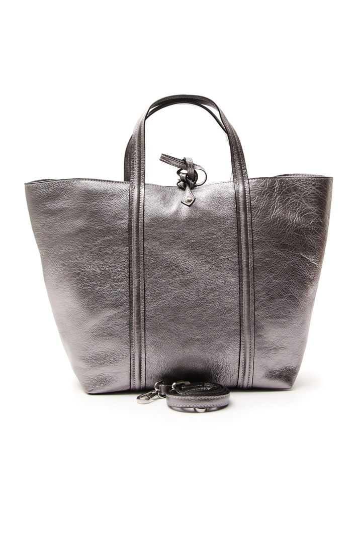 Borsa a mano laminata Fashion Market Borsa a mano laminata Fashion Market