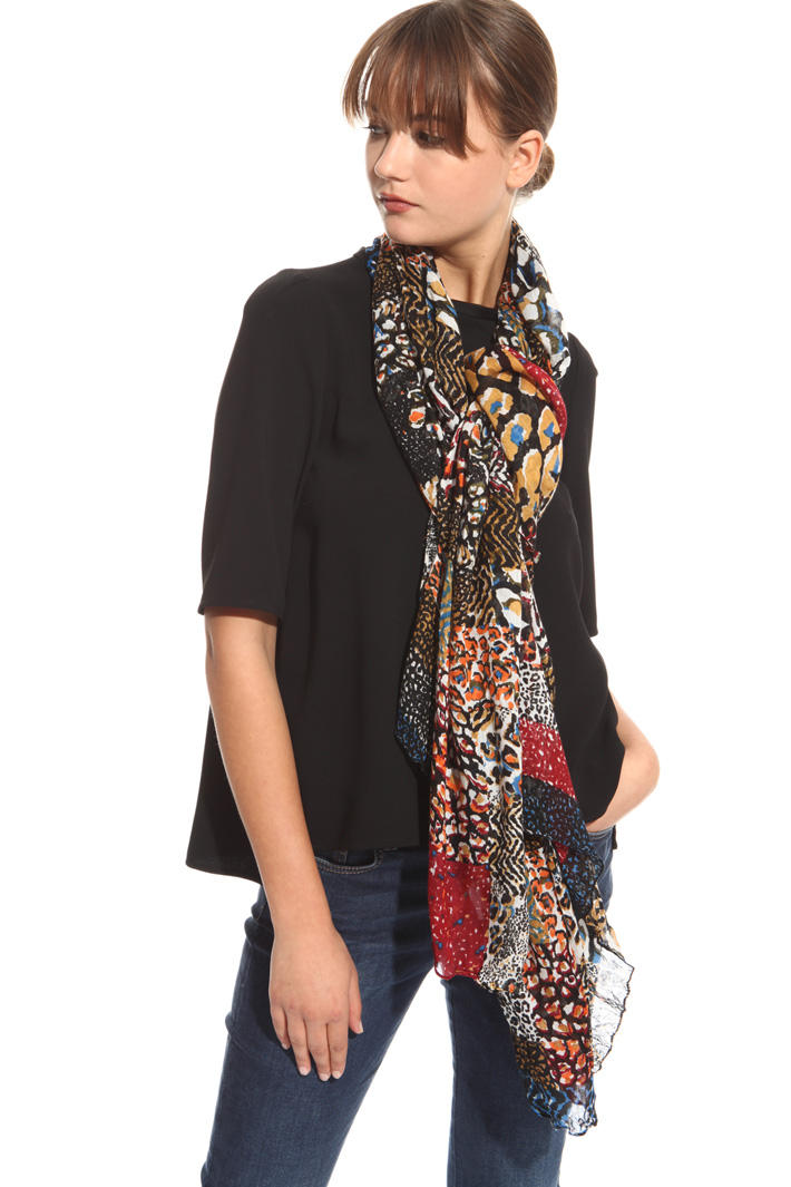 Sciarpa effetto camouflage multicolor Fashion Market Sciarpa effetto camouflage multicolor Fashion Market