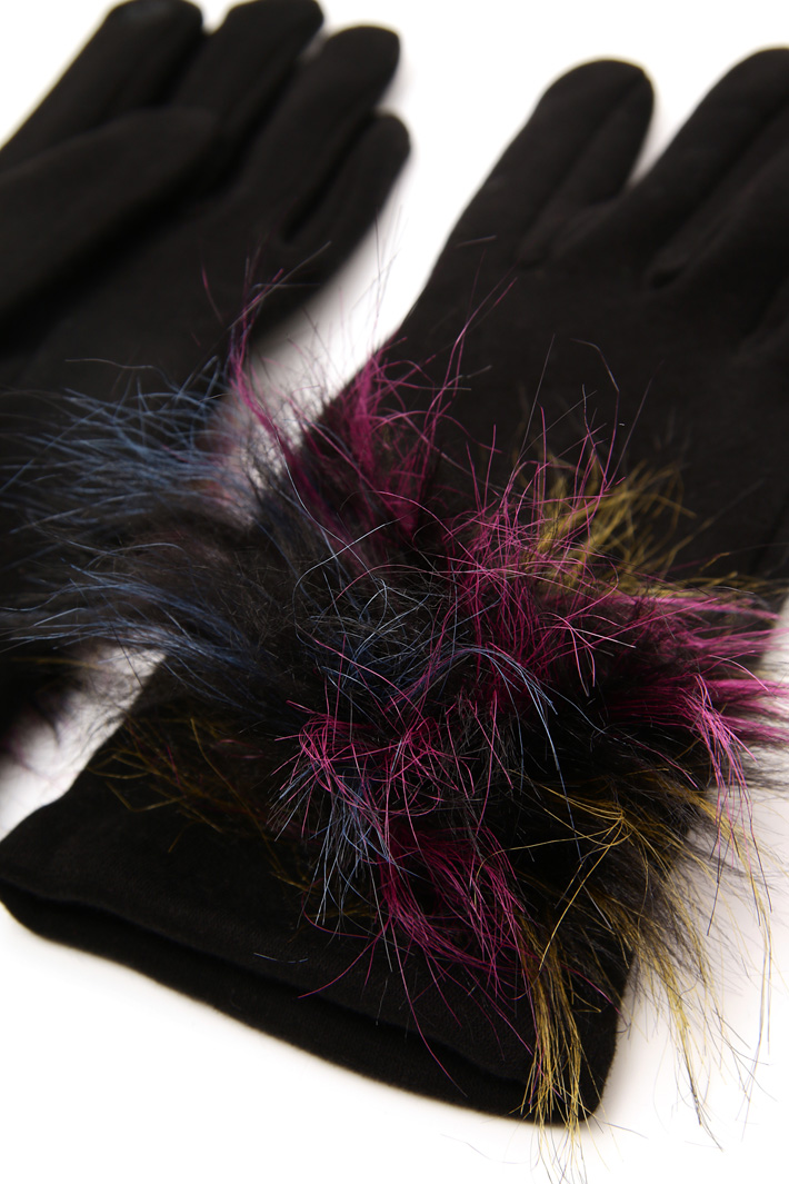 Guanti con pom pom Fashion Market Guanti con pom pom Fashion Market