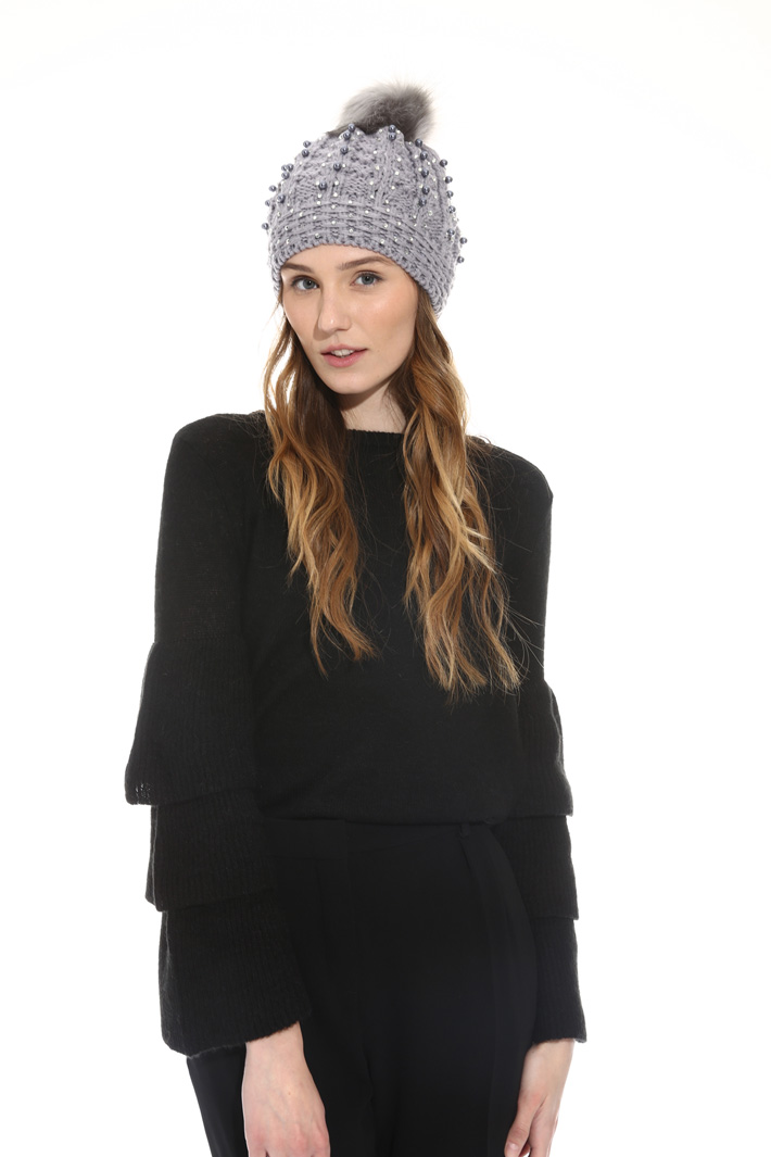 Cuffia con pompon Fashion Market Cuffia con pompon Fashion Market