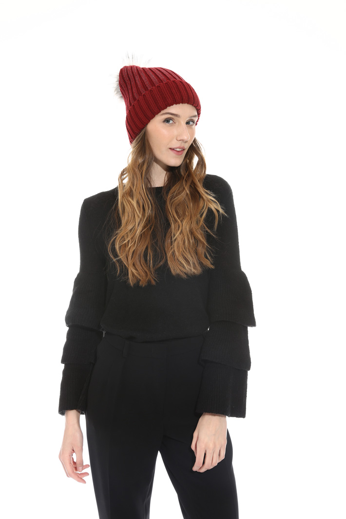 Cuffia con pompon Fashion Market Cuffia con pompon Fashion Market