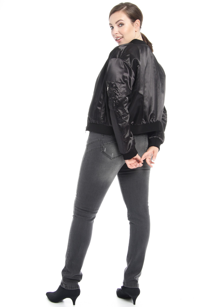Bomber in double di raso Fashion Market Bomber in double di raso Fashion Market