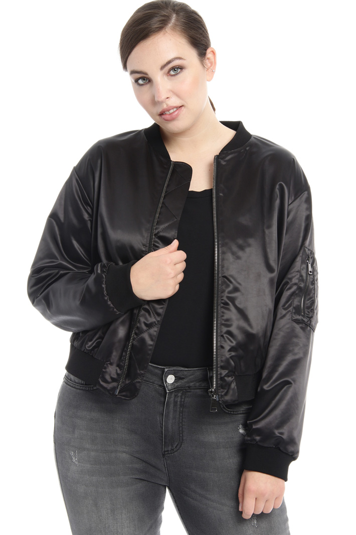 Bomber in double di raso Fashion Market Bomber in double di raso Fashion Market