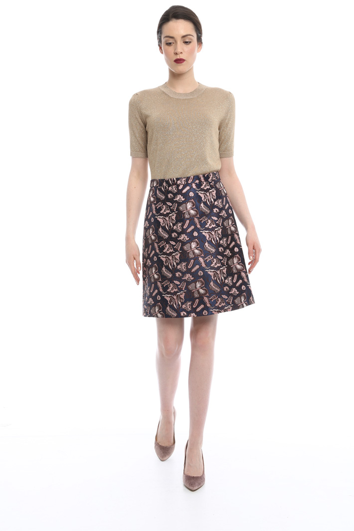 Gonna in jacquard lurex Fashion Market Gonna in jacquard lurex Fashion Market