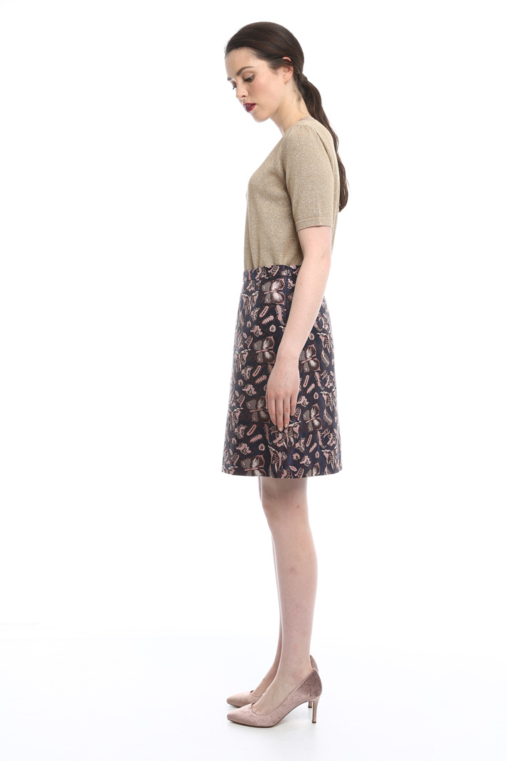 Gonna in jacquard lurex Fashion Market Gonna in jacquard lurex Fashion Market