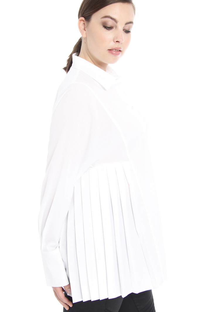 Camicia in popeline e crepe Fashion Market Camicia in popeline e crepe Fashion Market