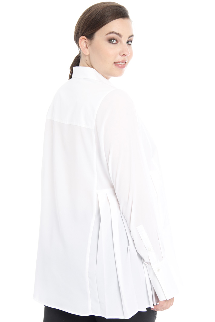 Camicia in popeline e crepe Fashion Market Camicia in popeline e crepe Fashion Market
