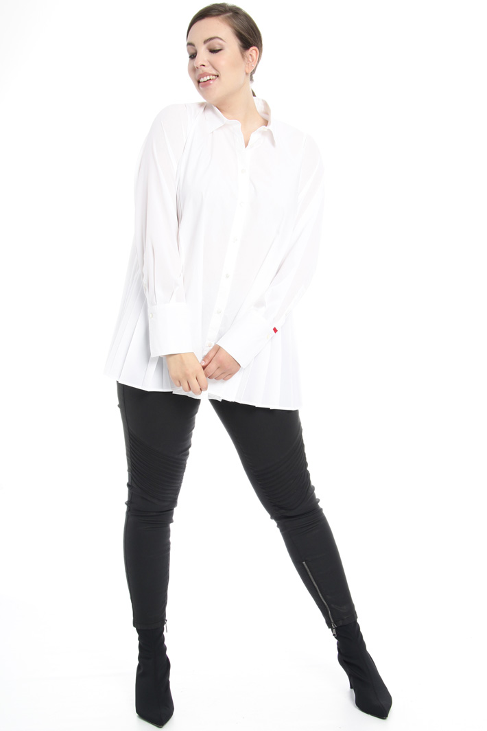Camicia in popeline e crepe Fashion Market Camicia in popeline e crepe Fashion Market