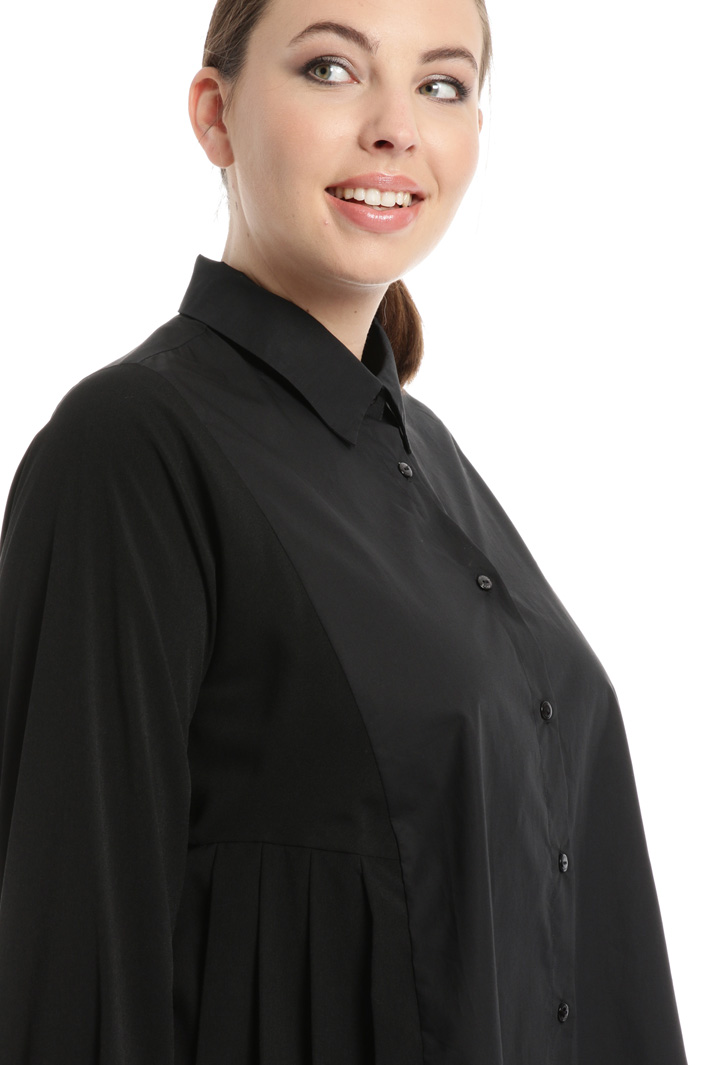 Camicia in popeline e crepe Fashion Market Camicia in popeline e crepe Fashion Market