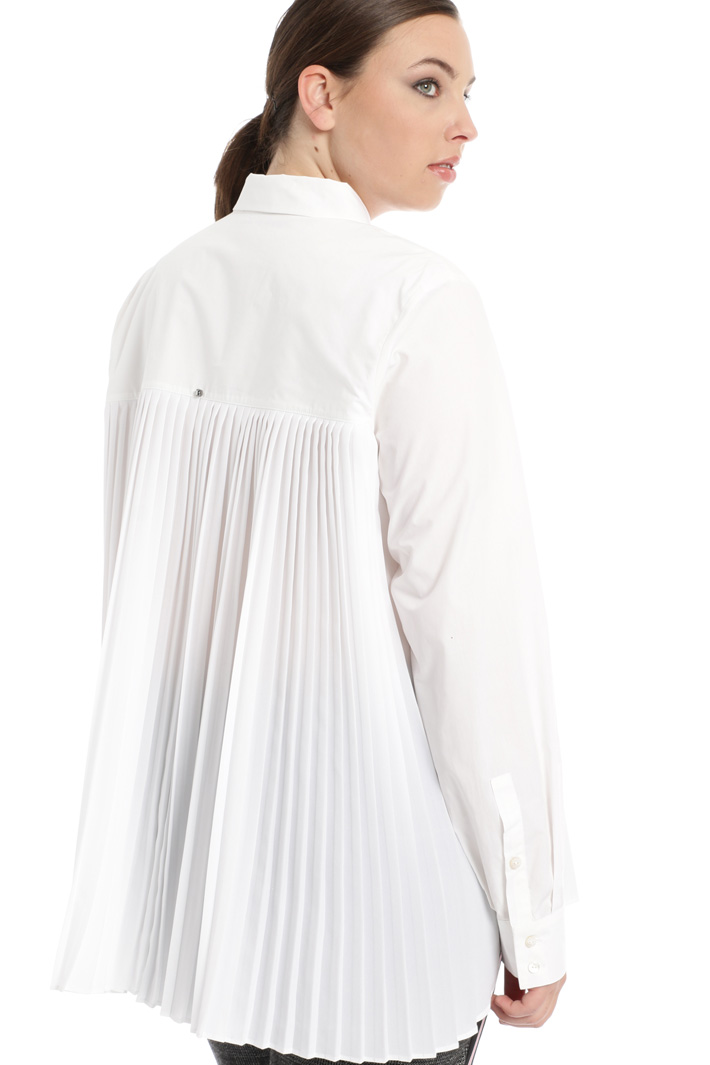 Camicia con pannello plissé Fashion Market Camicia con pannello plissé Fashion Market