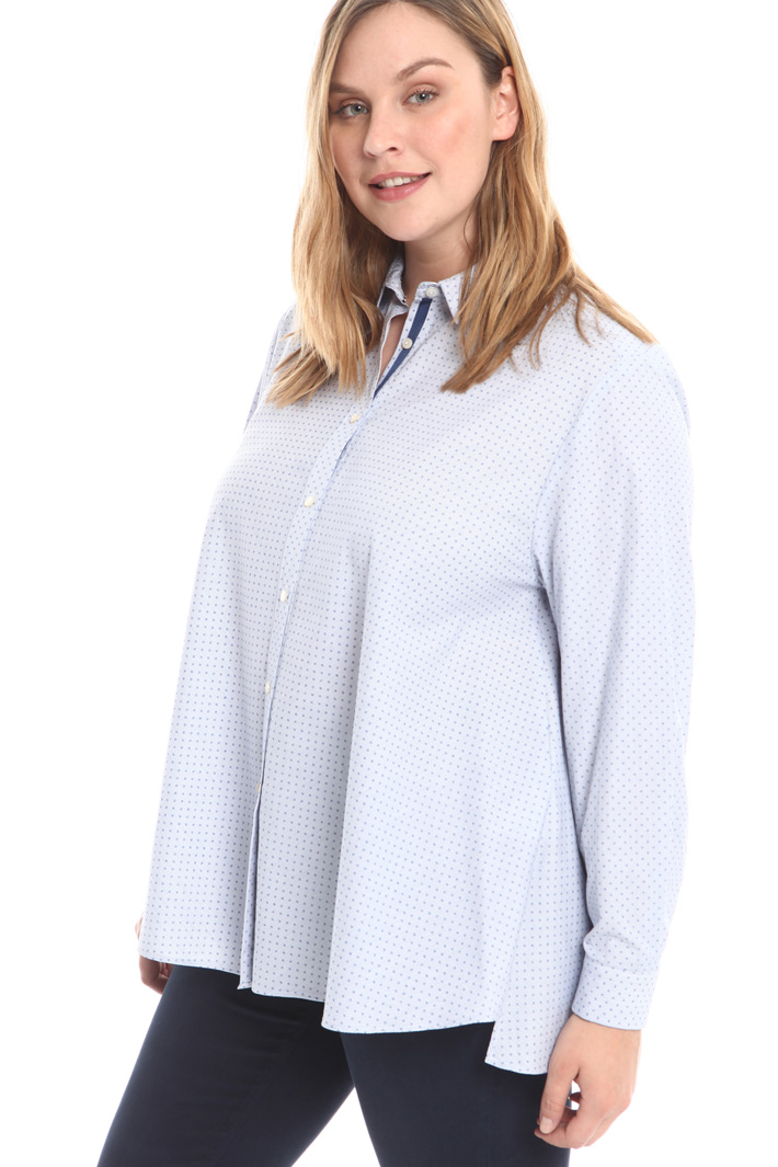 Camicia svasata in popeline Fashion Market Camicia svasata in popeline Fashion Market