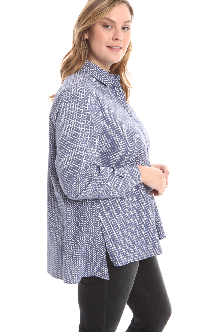 Camicia svasata in popeline Fashion Market Camicia svasata in popeline Fashion Market