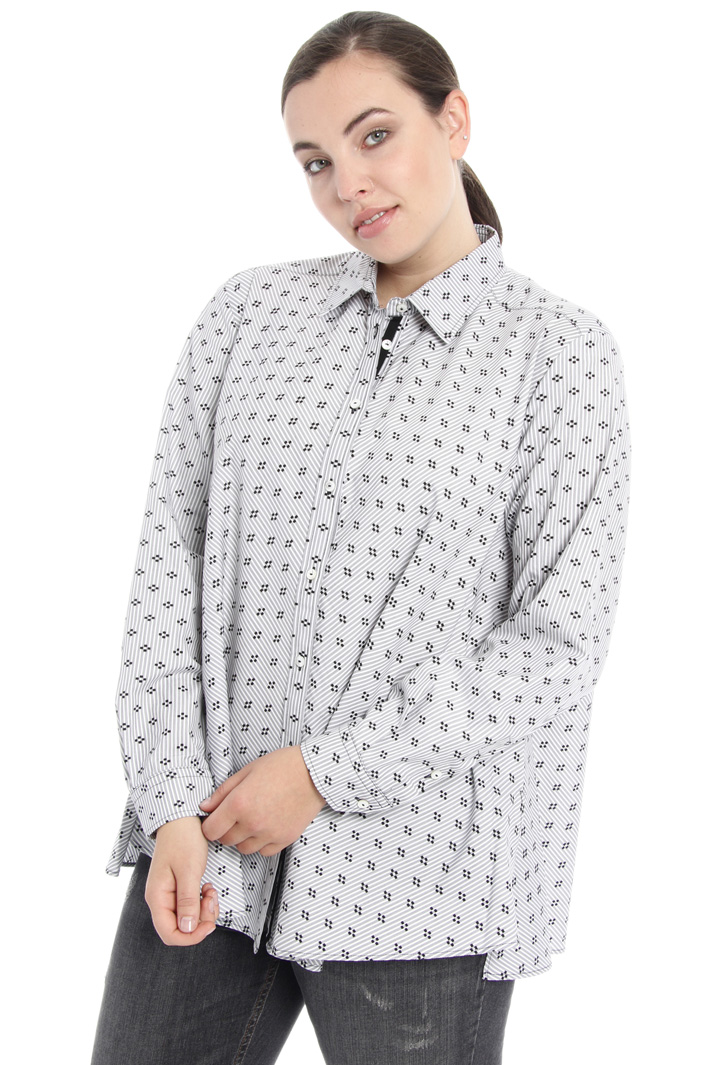 Camicia svasata in popeline Fashion Market Camicia svasata in popeline Fashion Market