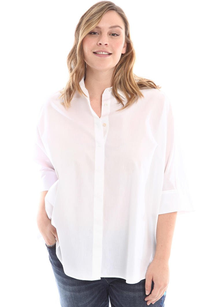 Camicia over in popeline Fashion Market Camicia over in popeline Fashion Market