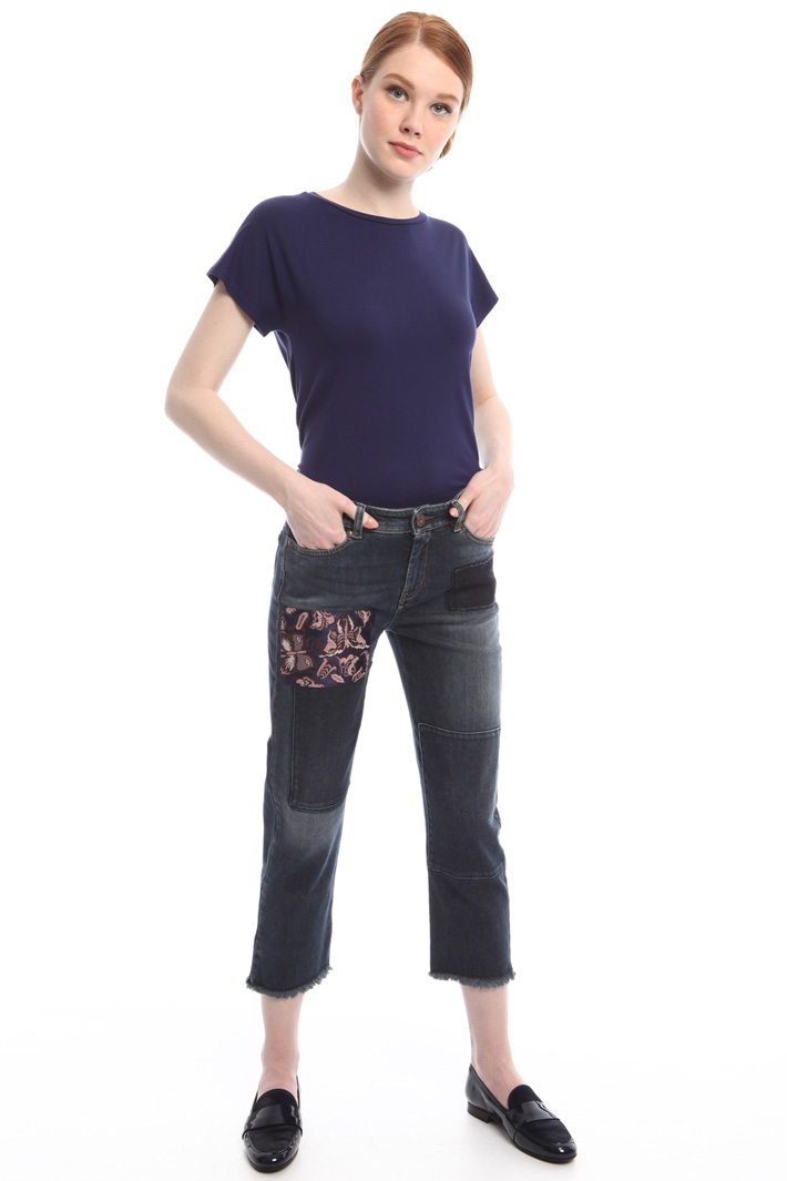 Jeans con patches Fashion Market Jeans con patches Fashion Market