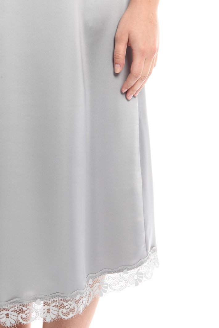 Abito fluido in raso stretch Fashion Market Abito fluido in raso stretch Fashion Market