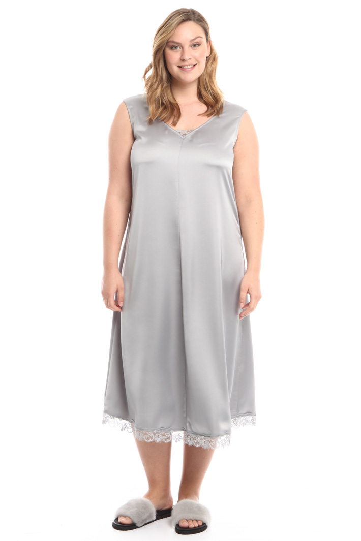 Abito fluido in raso stretch Fashion Market Abito fluido in raso stretch Fashion Market