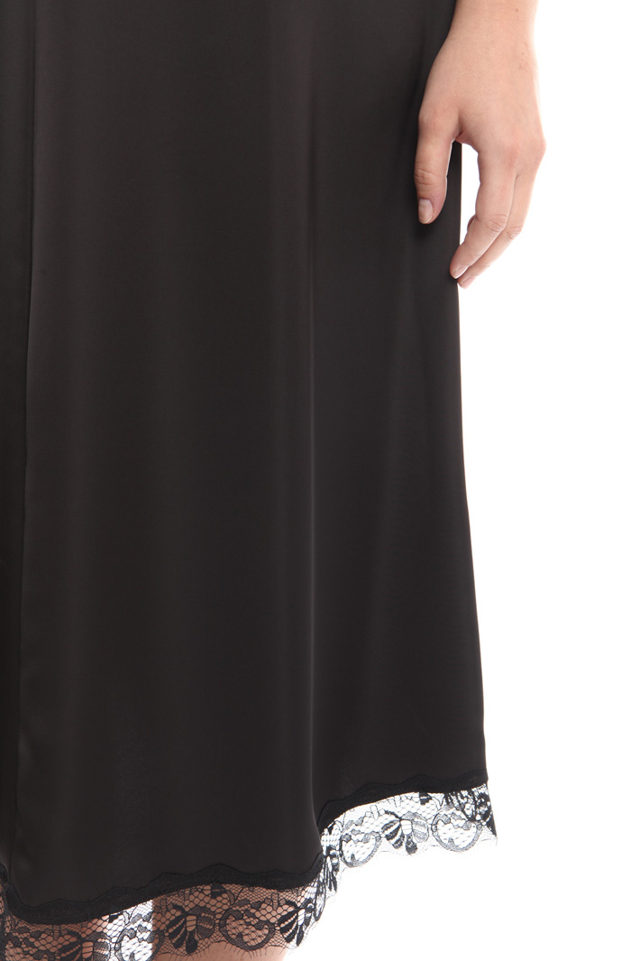 Abito fluido in raso stretch Fashion Market Abito fluido in raso stretch Fashion Market
