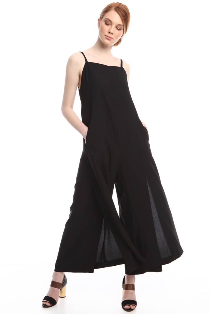 Tuta ampia in envers satin Fashion Market Tuta ampia in envers satin Fashion Market