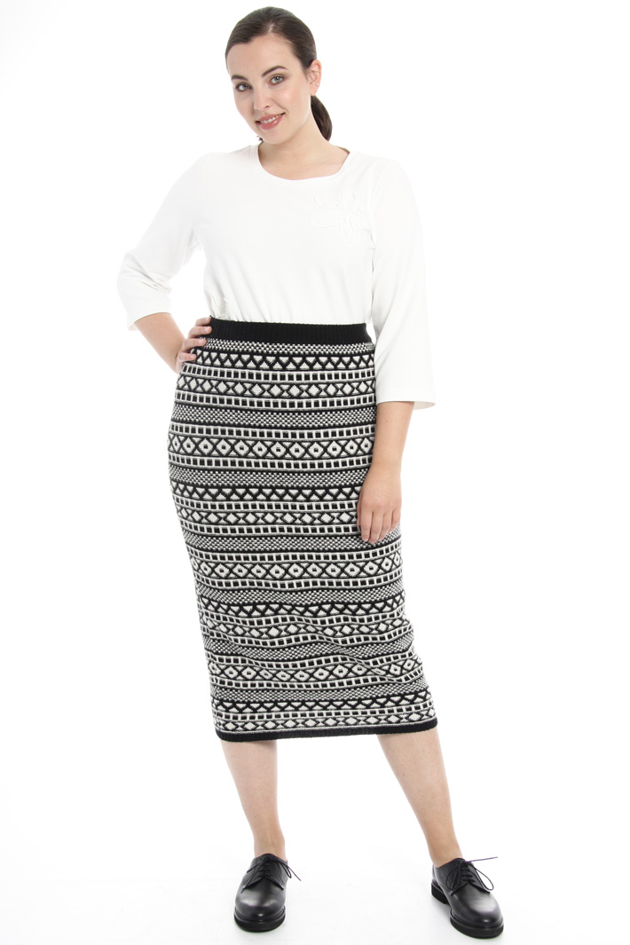 Gonna in lana jacquard Fashion Market Gonna in lana jacquard Fashion Market