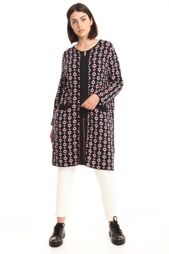 Capospalla in maglia con zip Fashion Market Capospalla in maglia con zip Fashion Market