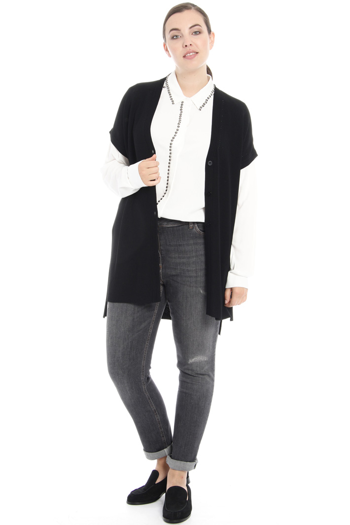 Gilet in viscosa crepe Fashion Market Gilet in viscosa crepe Fashion Market
