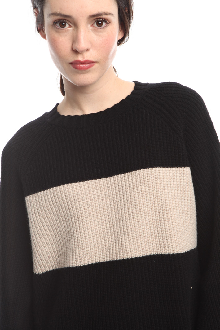 Maglia bicolore in lana Fashion Market Maglia bicolore in lana Fashion Market