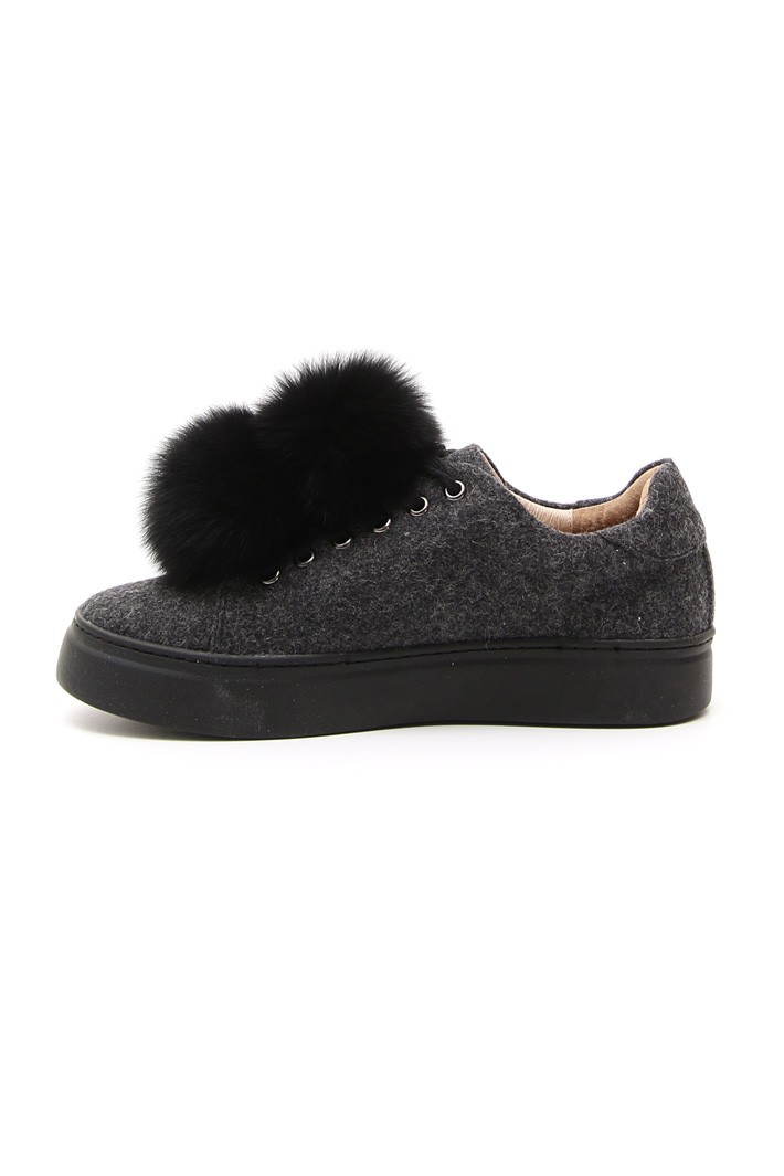 Sneakers in lana con pon-pon Fashion Market Sneakers in lana con pon-pon Fashion Market