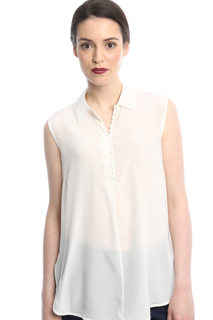 Camicia in seta e jersey Fashion Market Camicia in seta e jersey Fashion Market