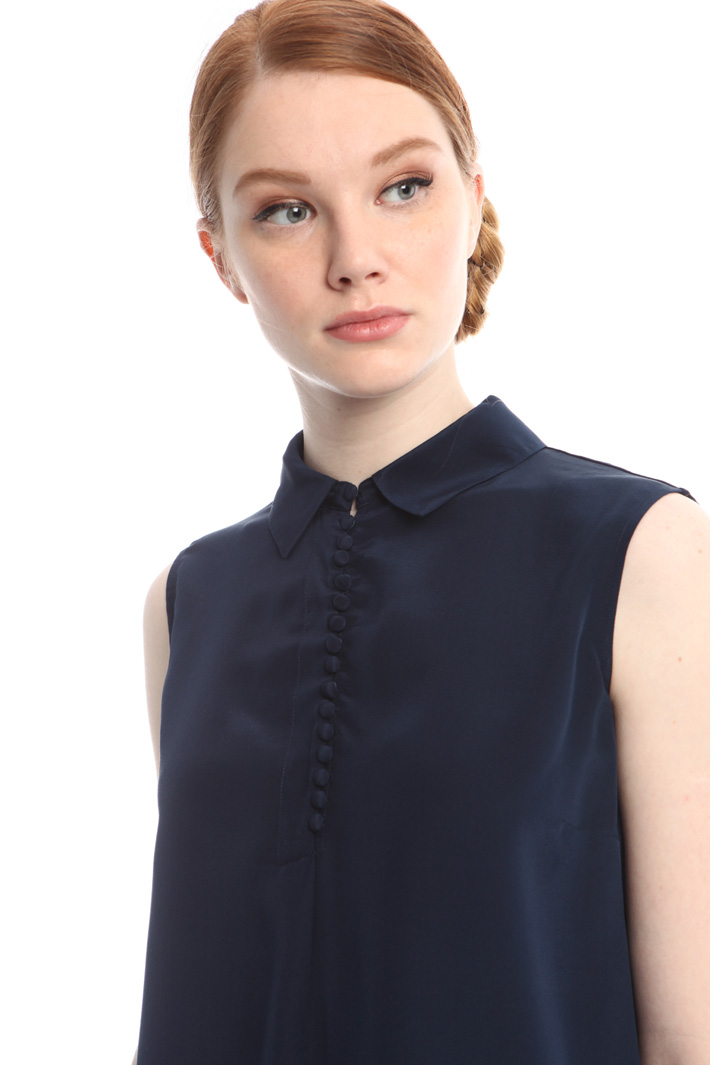 Camicia in seta e jersey Fashion Market Camicia in seta e jersey Fashion Market