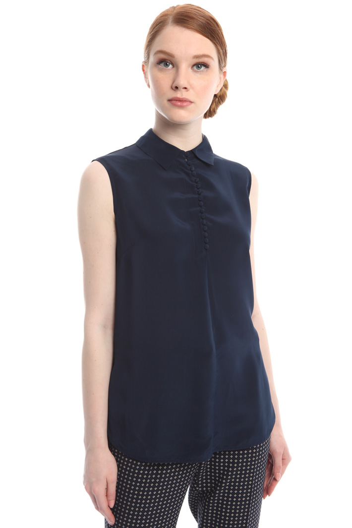 Camicia in seta e jersey Fashion Market Camicia in seta e jersey Fashion Market