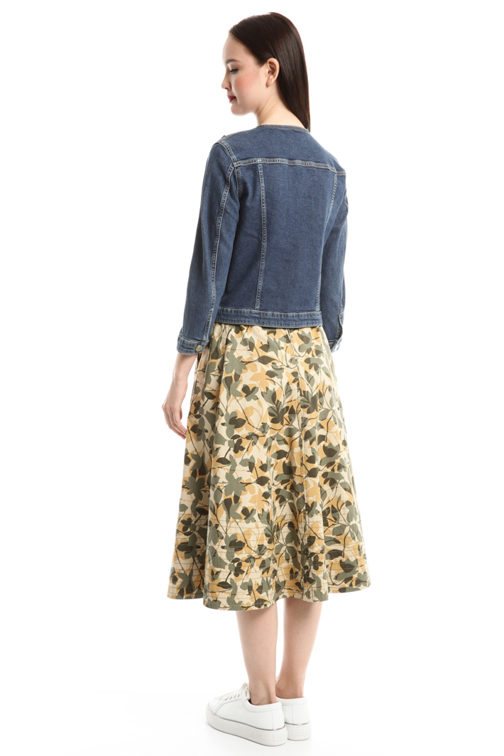 Giacca in denim con ricamo Fashion Market Giacca in denim con ricamo Fashion Market