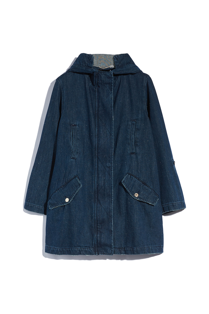 Parka in denim bottonato Fashion Market Parka in denim bottonato Fashion Market