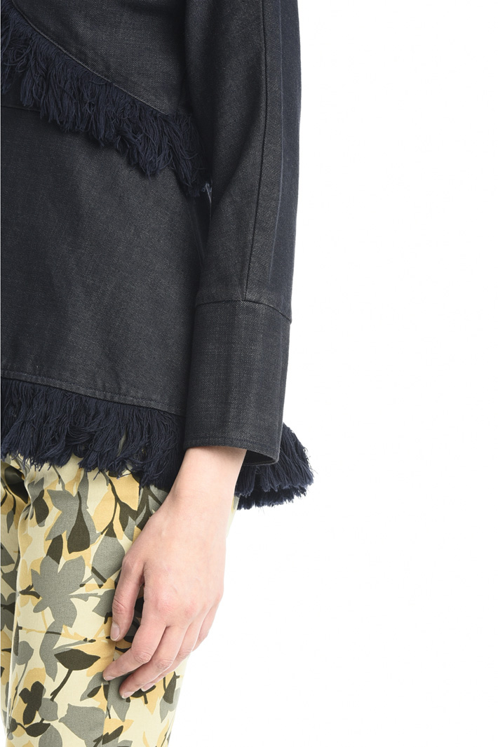 Casacca svasata in denim Fashion Market Casacca svasata in denim Fashion Market