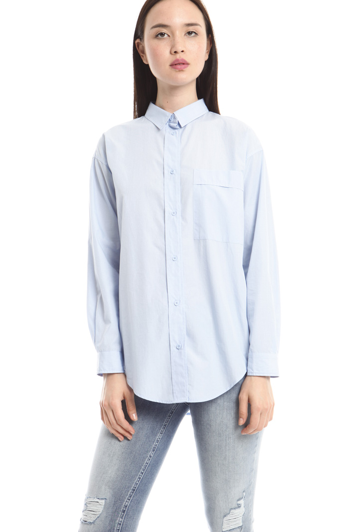 Camicia in popeline di cotone Fashion Market Camicia in popeline di cotone Fashion Market
