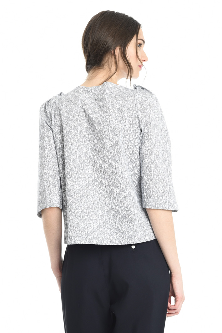 Blusa in popeline stretch Fashion Market Blusa in popeline stretch Fashion Market