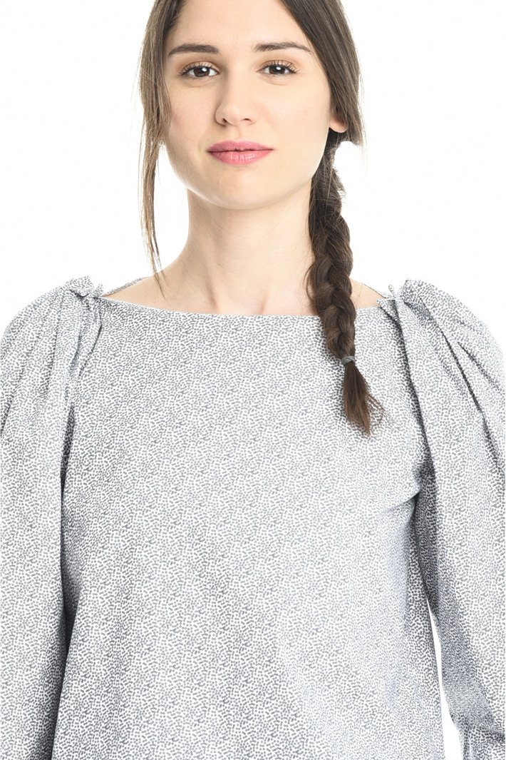 Blusa in popeline stretch Fashion Market Blusa in popeline stretch Fashion Market