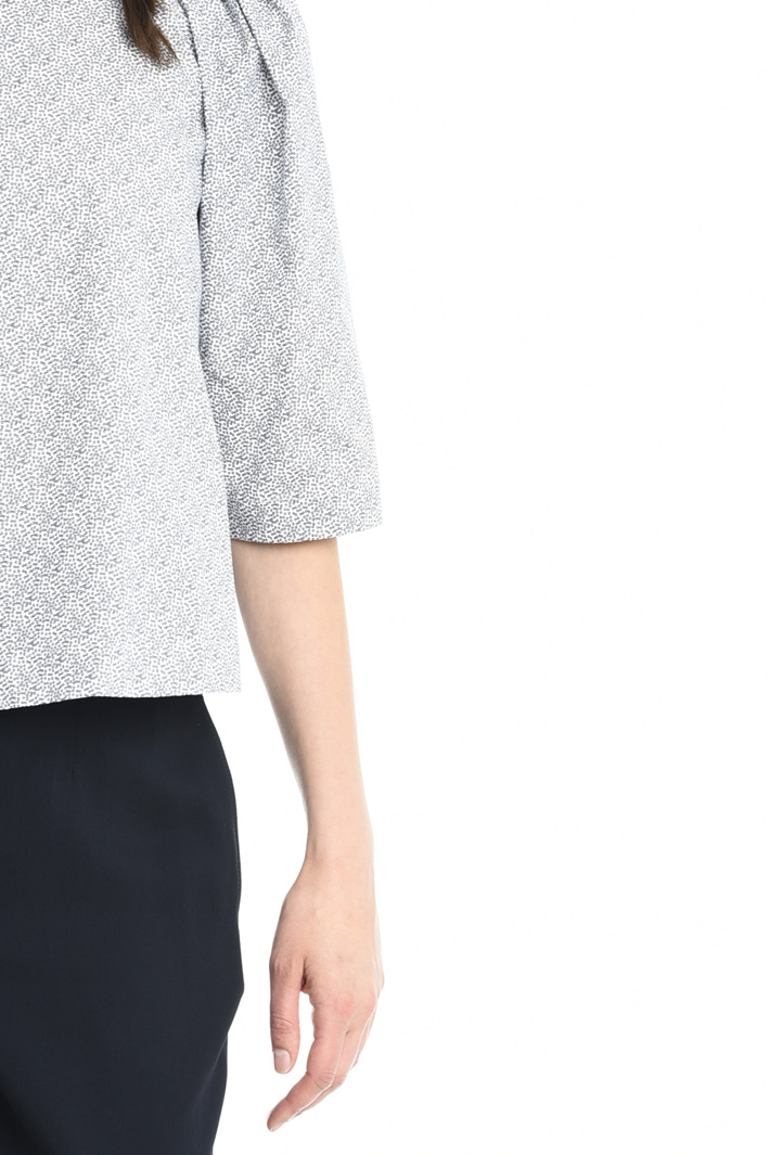 Blusa in popeline stretch Fashion Market Blusa in popeline stretch Fashion Market