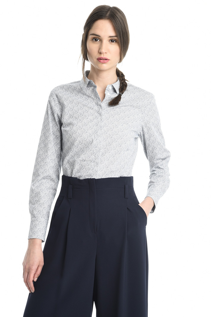 Camicia in popeline stampato Fashion Market Camicia in popeline stampato Fashion Market