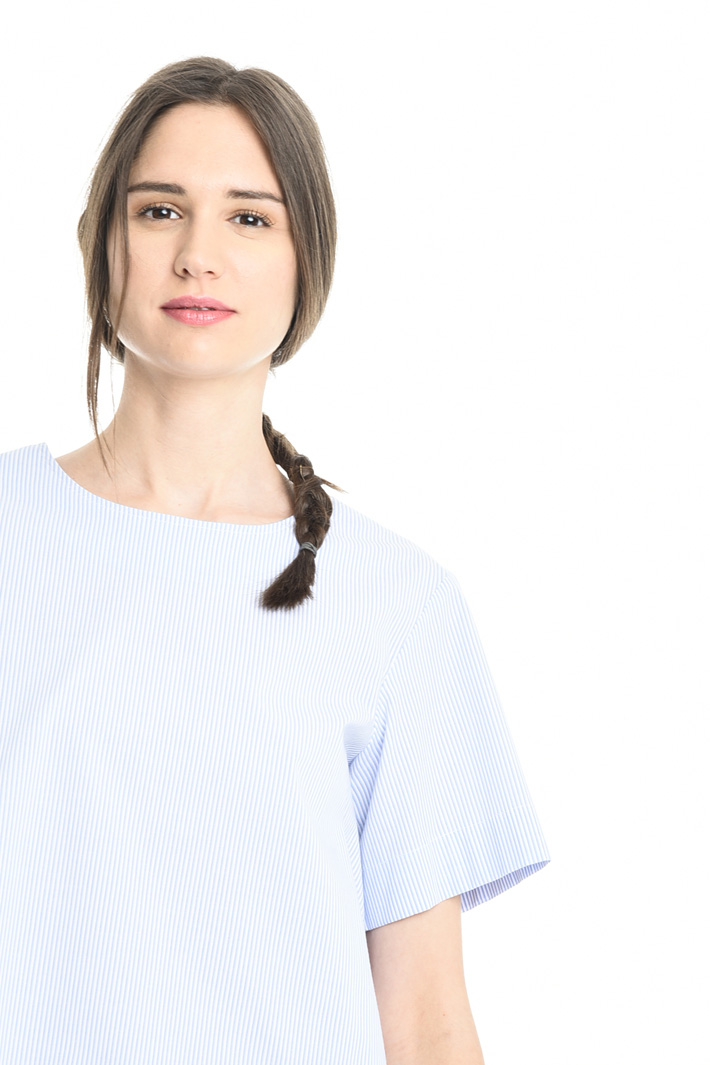 Blusa boxy in popeline Fashion Market Blusa boxy in popeline Fashion Market