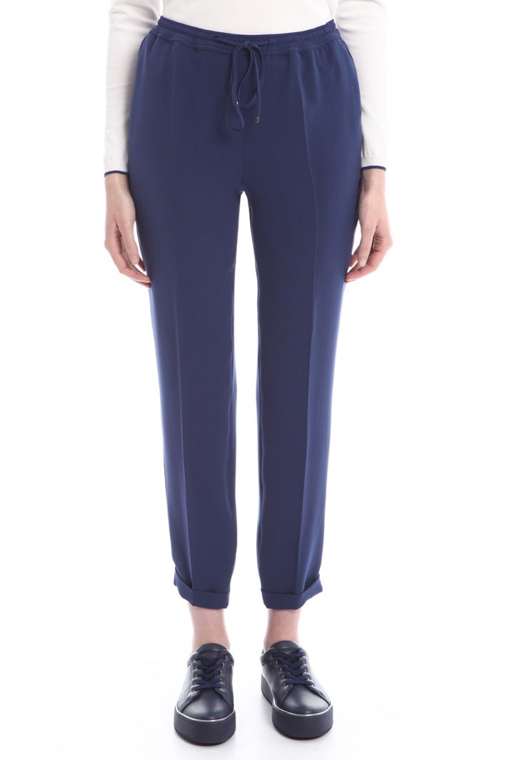 Pantaloni in cady con coulisse Fashion Market Pantaloni in cady con coulisse Fashion Market