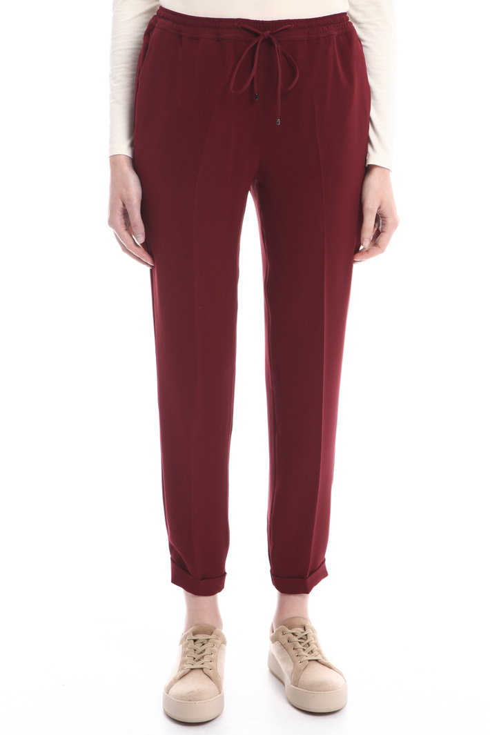 Pantaloni in cady con coulisse Fashion Market Pantaloni in cady con coulisse Fashion Market