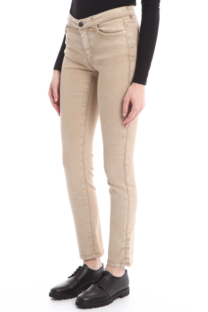 Pantaloni in drill di cotone Fashion Market Pantaloni in drill di cotone Fashion Market