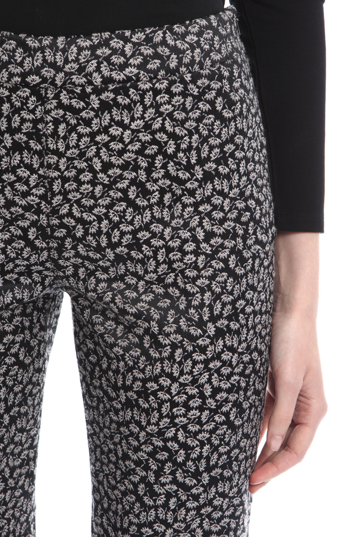 Pantaloni cropped jacquard Fashion Market Pantaloni cropped jacquard Fashion Market